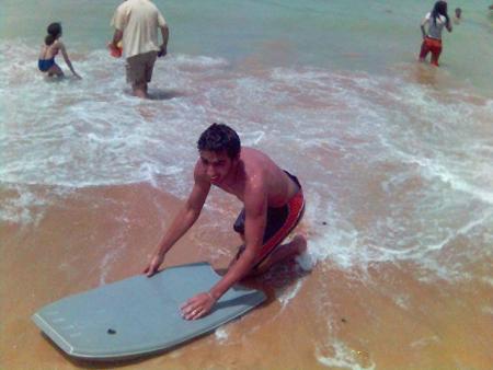 moi a la plage